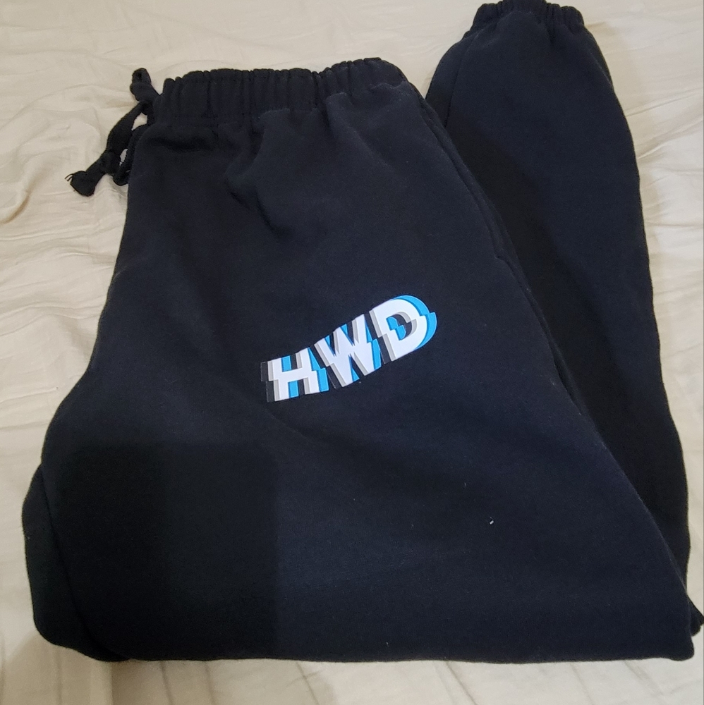 HWD swear pants black L